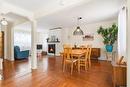 Salle à manger - 1055 Rue St-Jacques, Longueuil (Le Vieux-Longueuil), QC  - Indoor Photo Showing Dining Room With Fireplace 