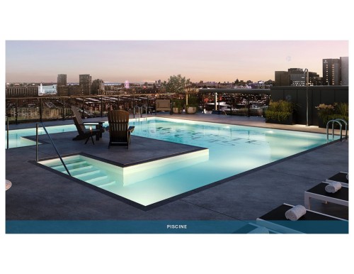 Pool - 107-1220 Boul. René-Lévesque E., Montréal (Ville-Marie), QC - Outdoor With In Ground Pool