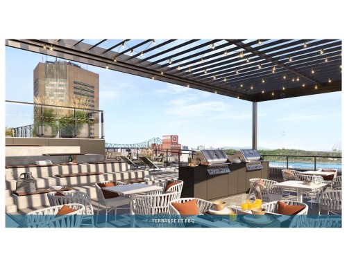 Patio - 107-1220 Boul. René-Lévesque E., Montréal (Ville-Marie), QC - Outdoor