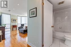 Primary Bedroom with 4 pc  - currently a den - 