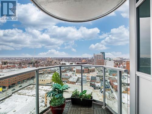 1602 - 9 George Street N, Brampton, ON - Outdoor With Balcony With View
