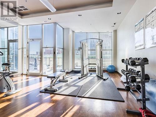 1602 - 9 George Street N, Brampton, ON - Indoor Photo Showing Gym Room