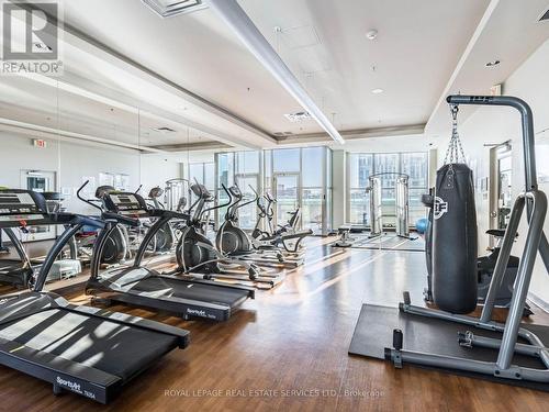 1602 - 9 George Street N, Brampton, ON - Indoor Photo Showing Gym Room