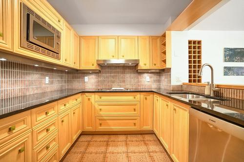 Kitchen - 202-2800A Rue St-Patrick, Montréal (Le Sud-Ouest), QC - Indoor Photo Showing Kitchen With Double Sink