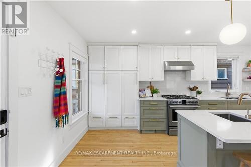 LOTS of storage! - 73 Arkell Street, Hamilton, ON - Indoor Photo Showing Kitchen With Upgraded Kitchen