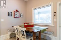 Breakfast nook with included custom bench + table - 