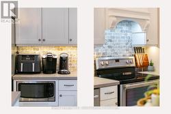 Built in microwave and other details - 