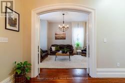 Living room accessed through French doors - 