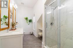 Upstairs 4 piece bathroom and standing shower - 