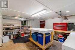 Basement workshop and storage area - 