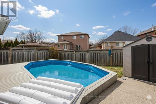 606 Williamson Court, Burlington, ON - Outdoor With Above Ground Pool With Backyard