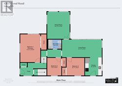 Main level floor plan - 
