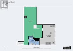 Lower level floor plan - 