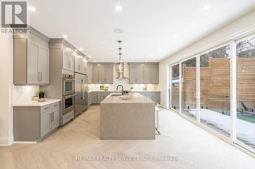 3 Bonnyview Drive, Toronto, ON - Indoor Photo Showing Kitchen With Stainless Steel Kitchen