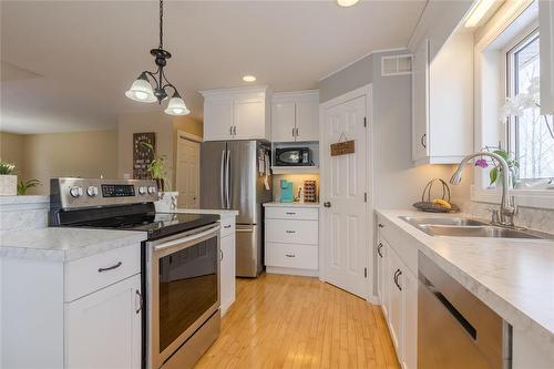37 Morley Avenue, Mitchell, MB - Indoor Photo Showing Kitchen With Double Sink
