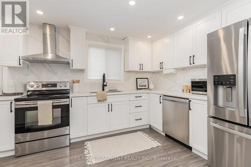 4 Robins Avenue, Hamilton, ON - Indoor Photo Showing Kitchen With Stainless Steel Kitchen With Upgraded Kitchen