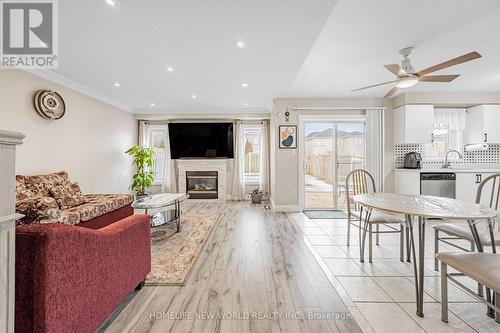 7 Batt Crescent S, Ajax, ON - Indoor With Fireplace