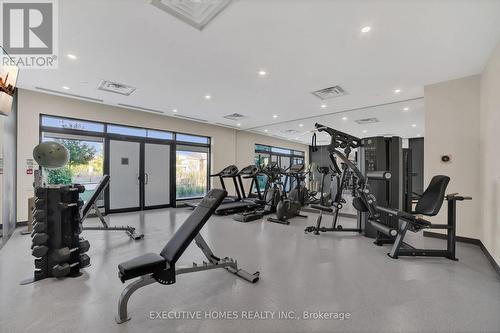 208 - 3265 Carding Mill Trail, Oakville, ON - Indoor Photo Showing Gym Room