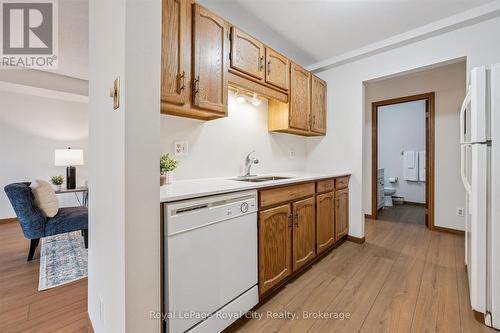 206 - 4 Albert Street, Cambridge, ON - Indoor Photo Showing Kitchen With Double Sink