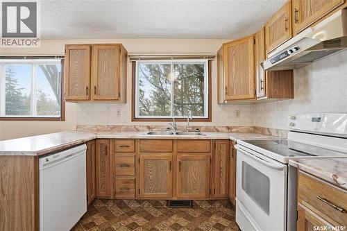 986 Garry Street N, Regina, SK - Indoor Photo Showing Kitchen With Double Sink
