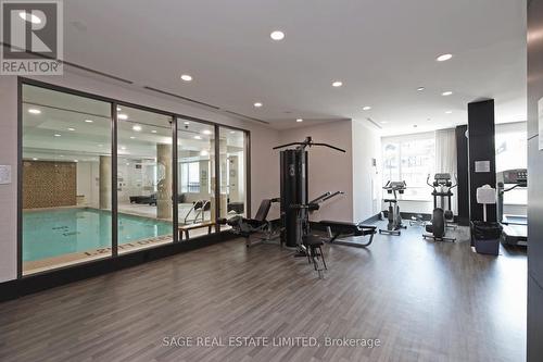 1301 - 88 Broadway Avenue, Toronto, ON - Indoor Photo Showing Gym Room