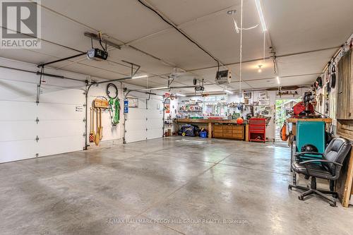 284 Lake Dalrymple Road, Kawartha Lakes, ON - Indoor Photo Showing Garage