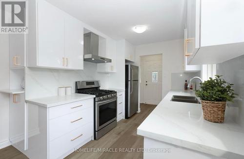 66 Avening Drive, Toronto, ON - Indoor Photo Showing Kitchen With Double Sink