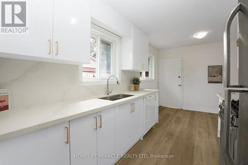 66 Avening Drive, Toronto, ON - Indoor Photo Showing Kitchen With Double Sink