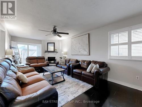 36 Durant Crescent, Markham, ON - Indoor Photo Showing Living Room With Fireplace