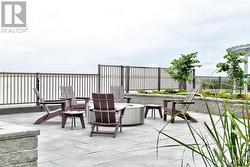 Roof top terrace fire pit - 