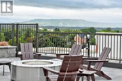 View from roof top terrace fire pit - 