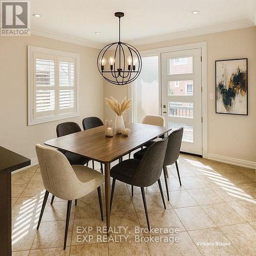Virtually Staged Dining Area - 27 Butterwood Lane, Whitchurch-Stouffville (Stouffville), ON - Indoor Photo Showing Dining Room