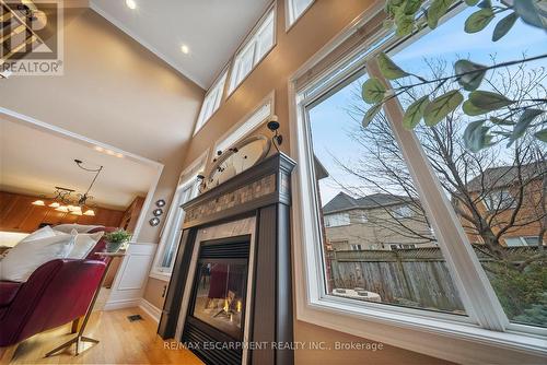 3098 Baron Drive, Mississauga, ON - Indoor Photo Showing Other Room With Fireplace