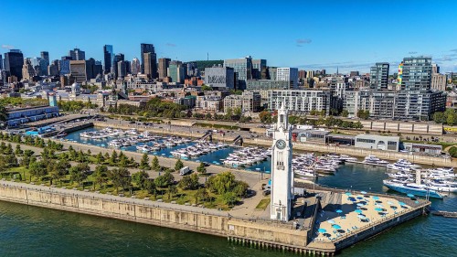 Overall view - 611-901 Rue De La Commune E., Montréal (Ville-Marie), QC - Outdoor With Body Of Water With View