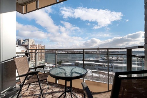 Balcony - 611-901 Rue De La Commune E., Montréal (Ville-Marie), QC - Outdoor With View