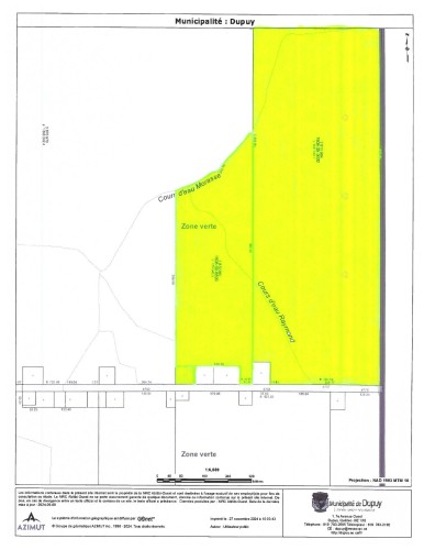 Plan (croquis) - B Route 111, Dupuy, QC 