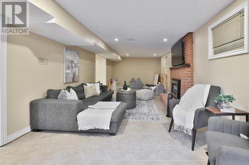 1863 Friar Tuck Court, Mississauga, ON - Indoor Photo Showing Other Room With Fireplace