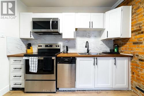19 Century Street, Hamilton, ON - Indoor Photo Showing Kitchen With Double Sink With Upgraded Kitchen