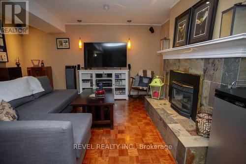 102 Century Hill Drive, Kitchener, ON - Indoor Photo Showing Living Room With Fireplace