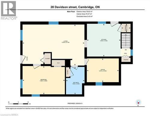 Floor plan - 28 Davidson Street, Cambridge, ON - Other