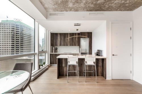 Kitchen - 1910-1188 Av. Union, Montréal (Ville-Marie), QC - Indoor