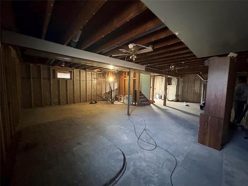 Pierson, Manitoba - Indoor Photo Showing Basement