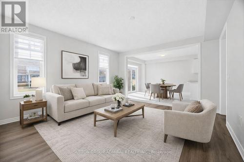 Family Room - Virtual staging - 2237 Grainger Loop, Innisfil, ON - Indoor Photo Showing Living Room