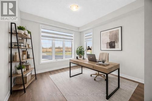 Office - Virtual staging - 2237 Grainger Loop, Innisfil, ON - Indoor Photo Showing Office