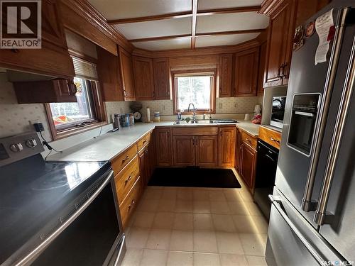 1604 Mahigan Crescent, Northern Admin District, SK - Indoor Photo Showing Kitchen With Double Sink