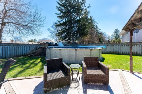 2002 Ingledale Road, Mississauga, ON - Outdoor With Above Ground Pool With Backyard