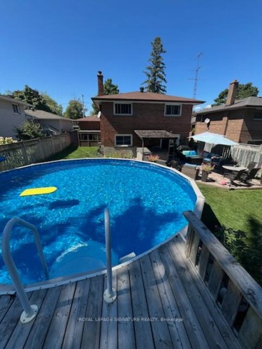 2002 Ingledale Road, Mississauga, ON - Outdoor With Above Ground Pool With Backyard