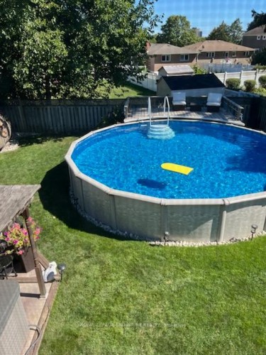 2002 Ingledale Road, Mississauga, ON - Outdoor With Above Ground Pool With Backyard
