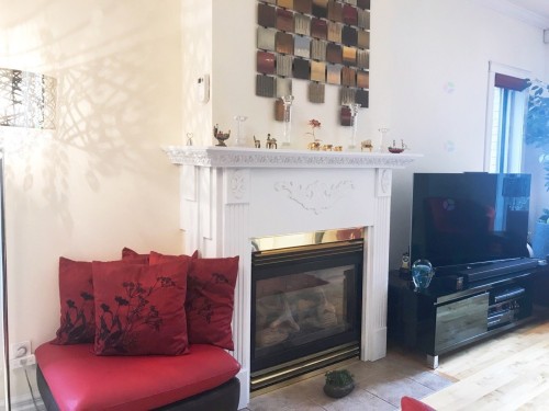 Salon - 200 Allée Glendale, Montréal (Outremont), QC - Indoor Photo Showing Living Room With Fireplace