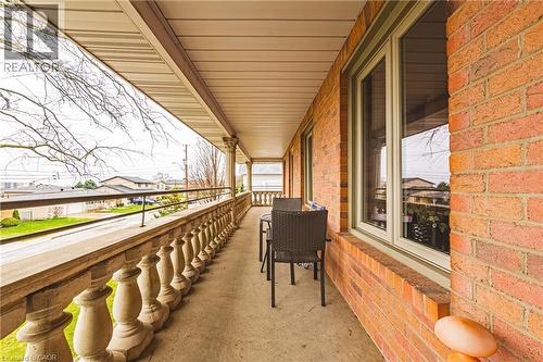 View of balcony - 24 Hildegard Drive, Hamilton, ON - Outdoor With Exterior